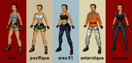 Les nouvelles tenues de Lara