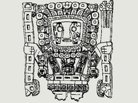 Le dieu aux btons de Tihuanaco
